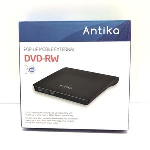 New Antika Slim Portable USB 3.0 External CD Drive